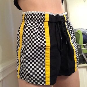 Vintage Deadstock Toopoor Checkered Shorts